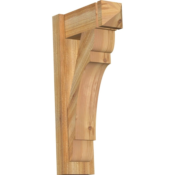 Ekena Millwork Olympic Arts & Crafts Rough Sawn Outlooker, Western Red Cedar, 6"W x 14"D x 26"H OUT06X14X26OLY03RWR - main